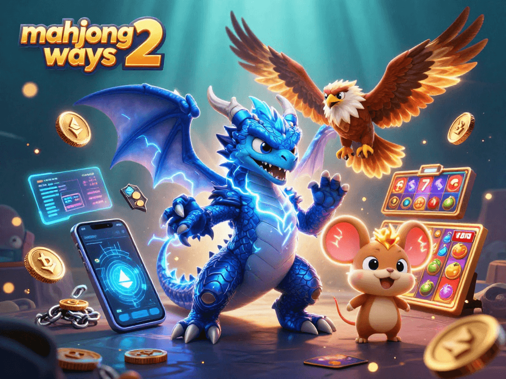 Experience the excitement of mahjong ways 2 with vibrant slot elements and enchanting dragon characters.