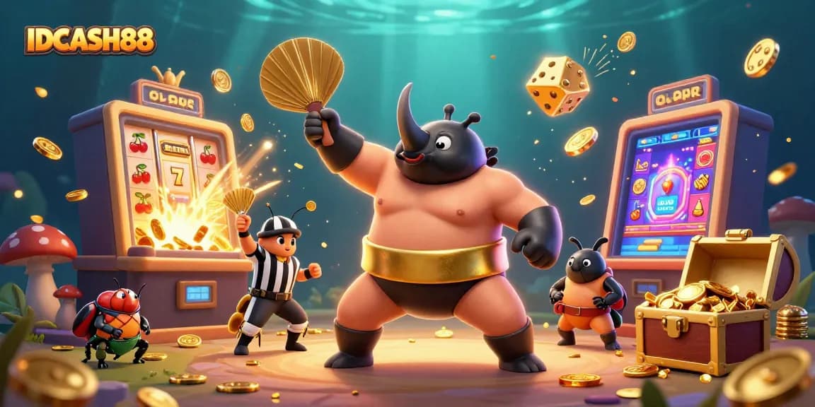Win big at IDCASH88 with an exciting slot machine explosion and fun characters!