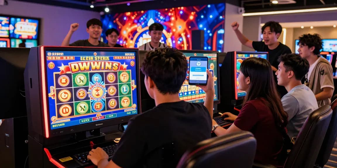Engaging gaming scene showcasing deposit tanpa minimal excitement in an online slot game.