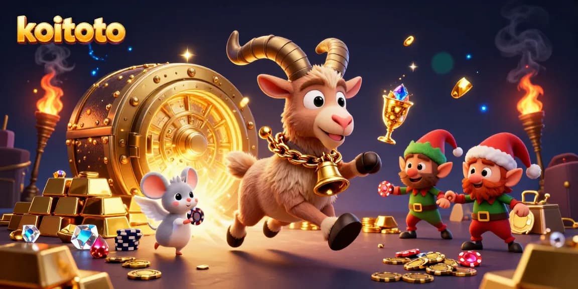 Koitoto offers exciting slots with gold coins and vibrant jackpots in a lively casino scene.