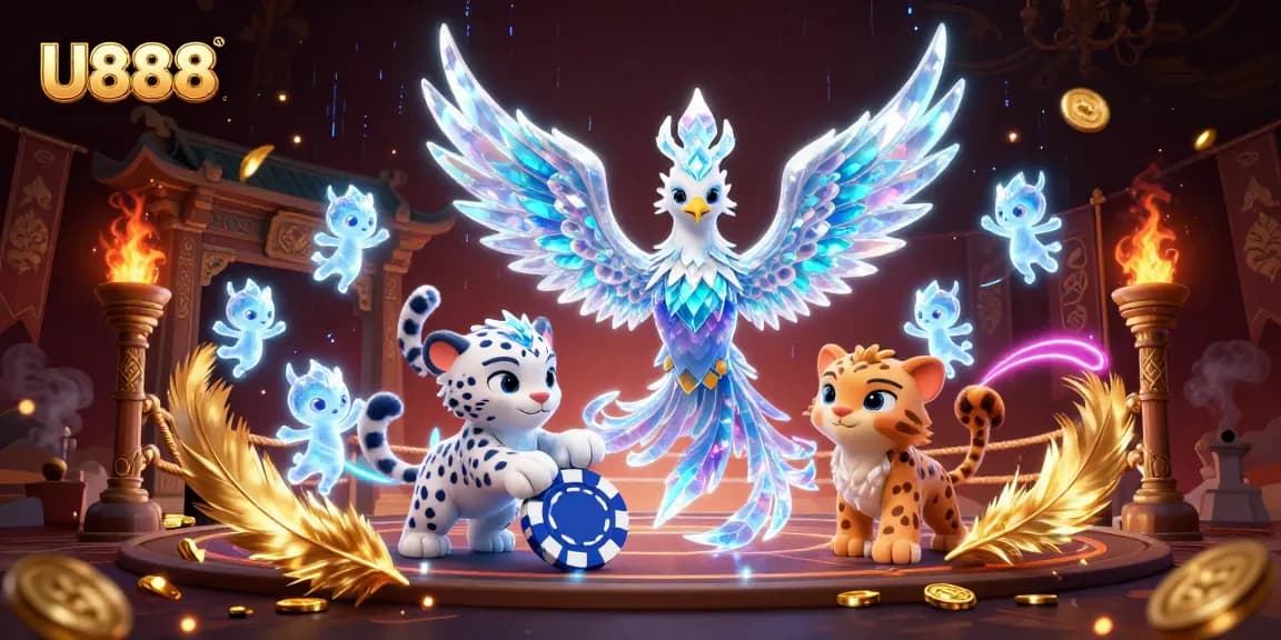 Spin the reels with U888's delightful characters in a fantasy 3D gaming atmosphere.