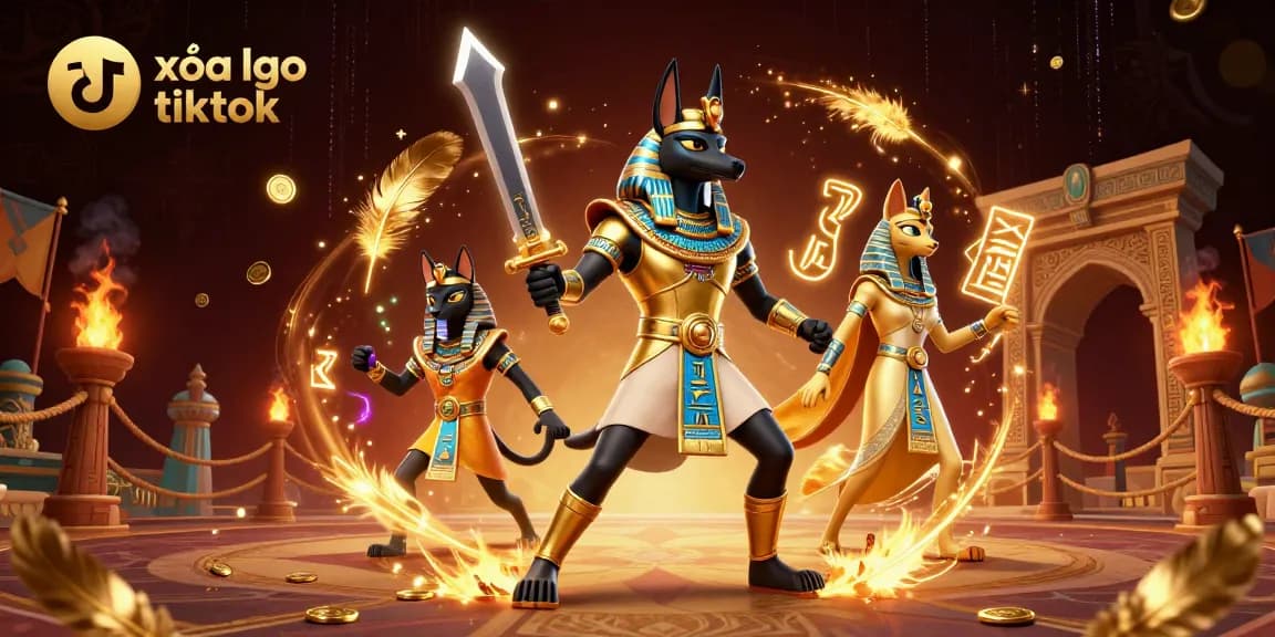 Experience xóa logo tiktok with vibrant, interactive gaming elements in a dynamic 3D scene.