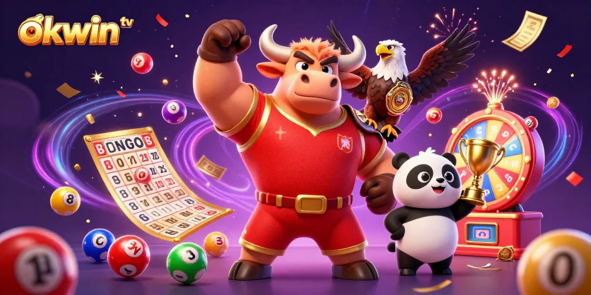 Engage with okwin tv's thrilling gameplay, featuring dynamic lottery elements and vibrant characters.