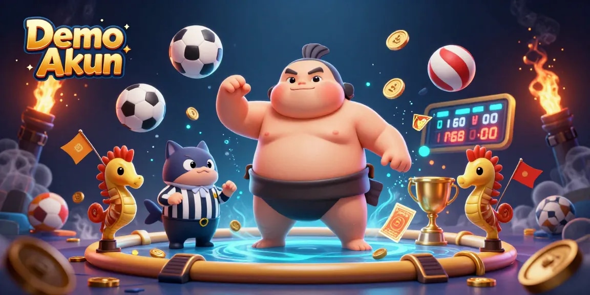 Engage in Demo Akun with thrilling underwater action featuring a fugu and catfish referee.