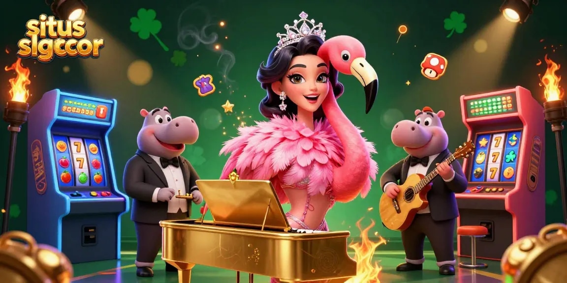 Experience the thrill of situs slot gacor with vibrant characters and dynamic casino games.
