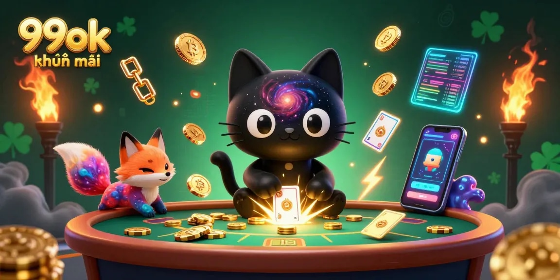 Engage in thrilling excitement with 99ok khuyến mãi at an immersive cosmic casino.