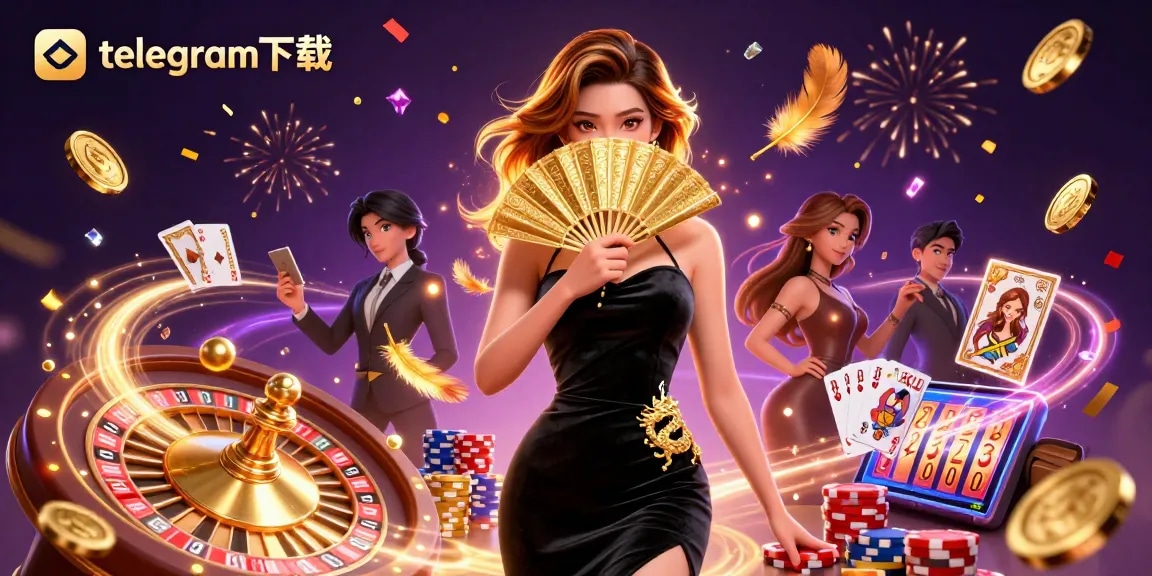 在充满活力的赌场场景中,利用telegram下载无缝赢取奖池,场景中充满动态游戏元素。