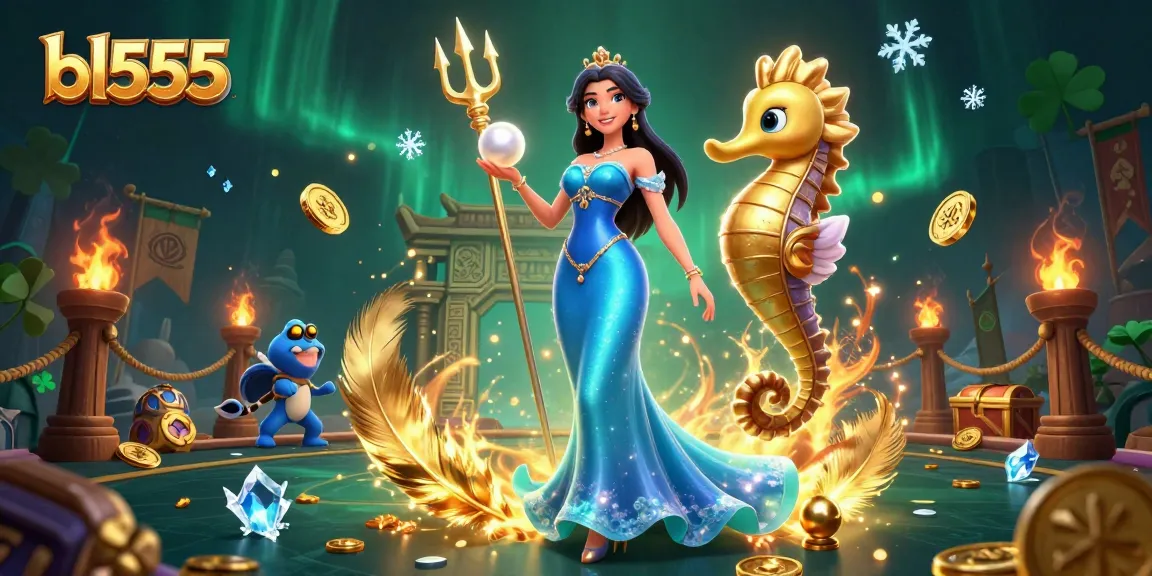 Experience exciting gameplay at bl555 with stunning underwater visuals and vibrant casino elements.