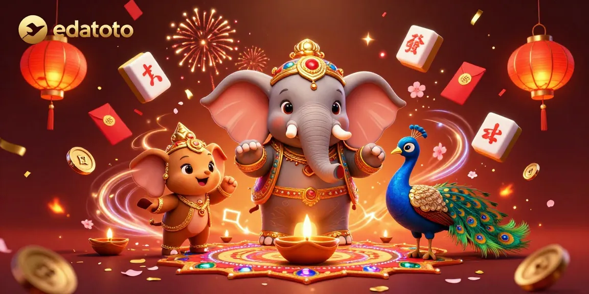 Experience thrilling gameplay at edatoto with a 3D celebration of colors and vibrant gambling elements.