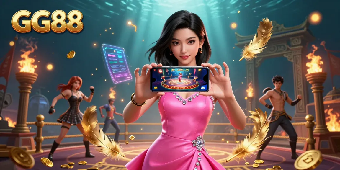Play exciting live dealer games on GG88 while surrounded by stunning visuals and rich casino elements.