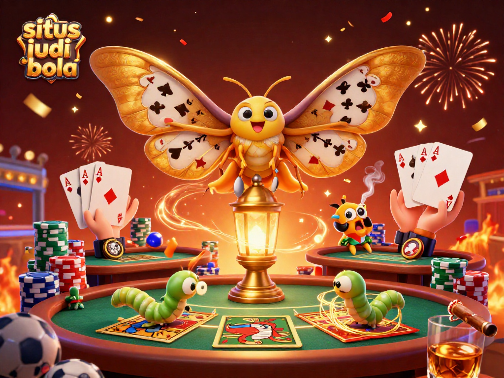 Place bets wisely at situs judi bola with vibrant casino scenes and thrilling sports betting elements.