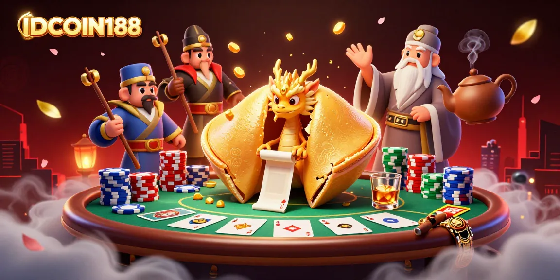 Experience thrilling gameplay on IDCOIN188 with colorful poker setups and dynamic characters.