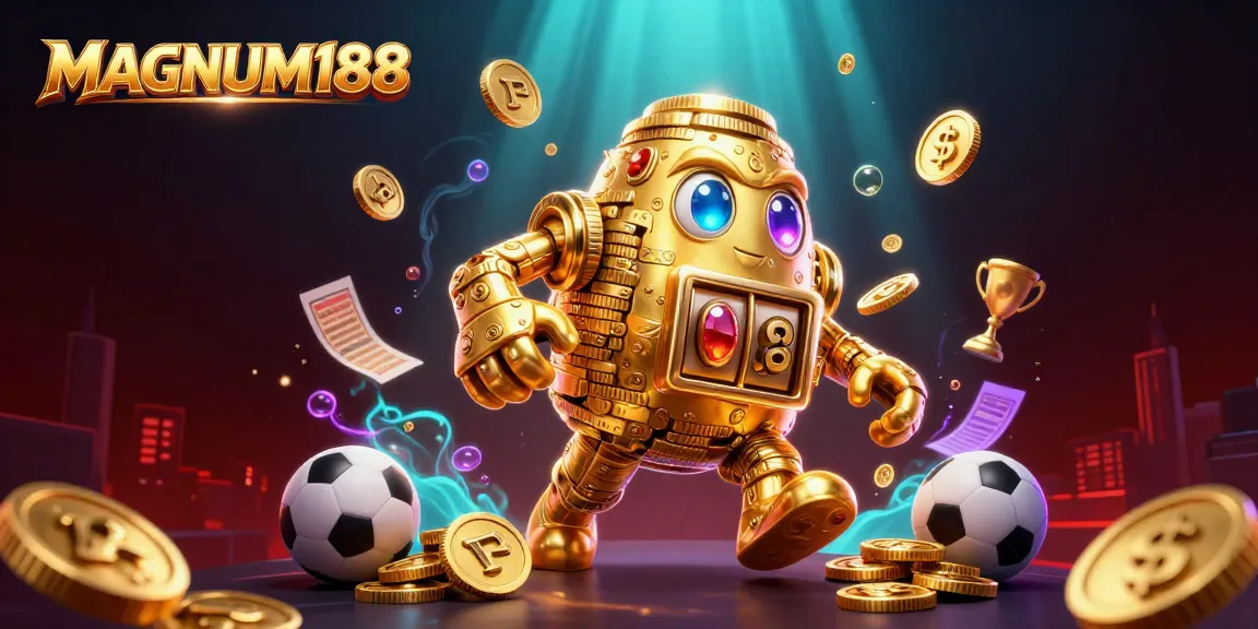 Enhance your betting experience at MAGNUM188 with dynamic sports betting visuals and symbols.