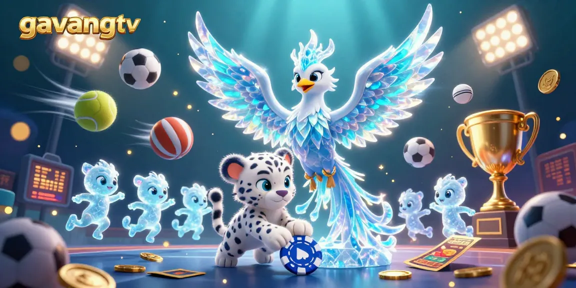 Engage with the dynamic action of gavangtv’s vibrant casino scene featuring playful characters.