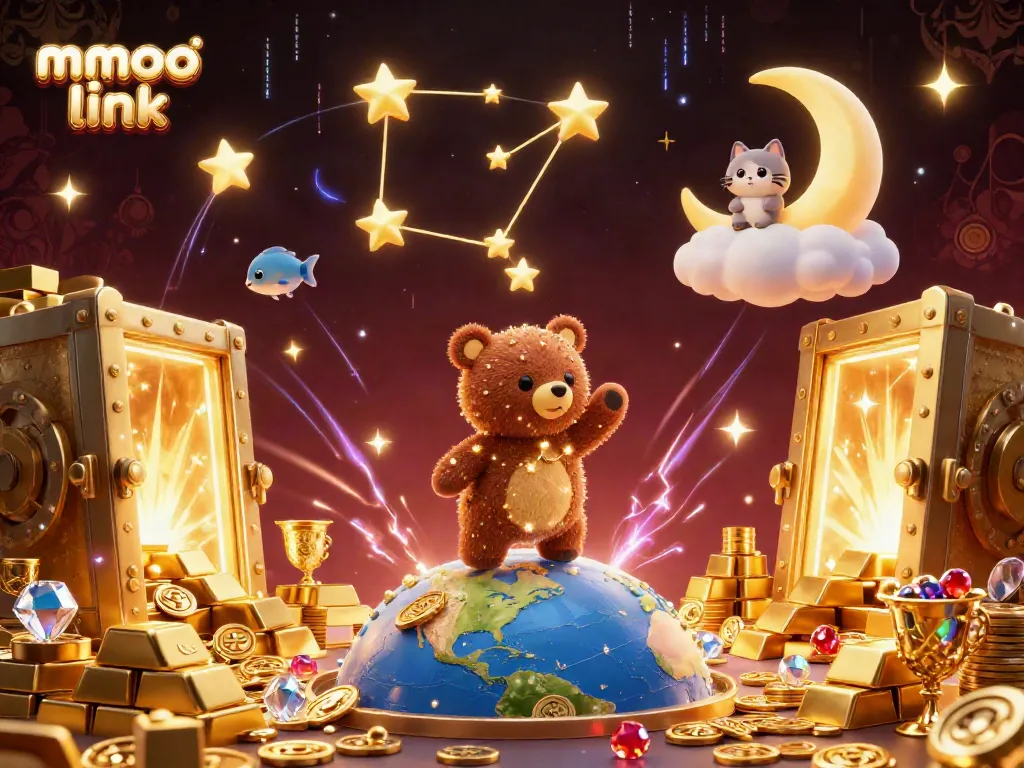 Engage with the mmoo link casino experience while winning treasures and gems in a vibrant 3D universe.