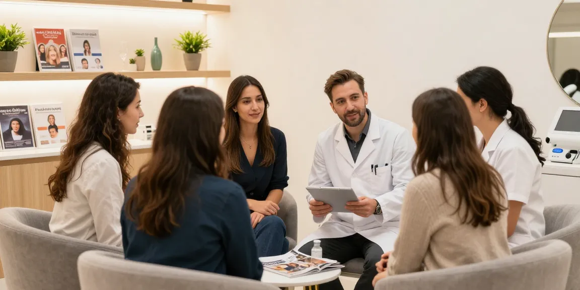 Hair transplant Istanbul - Compassionate patient care at a modern healthcare clinic, professional consultation.