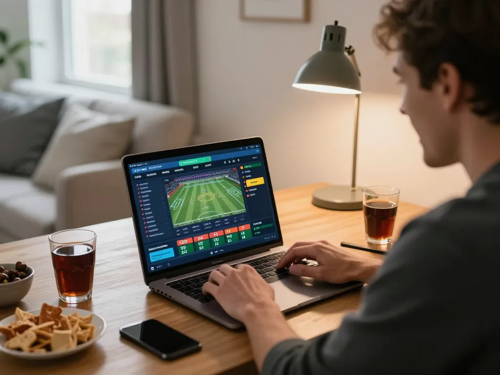 Engaged user exploring Keo nha cai 5 for strategic sports betting