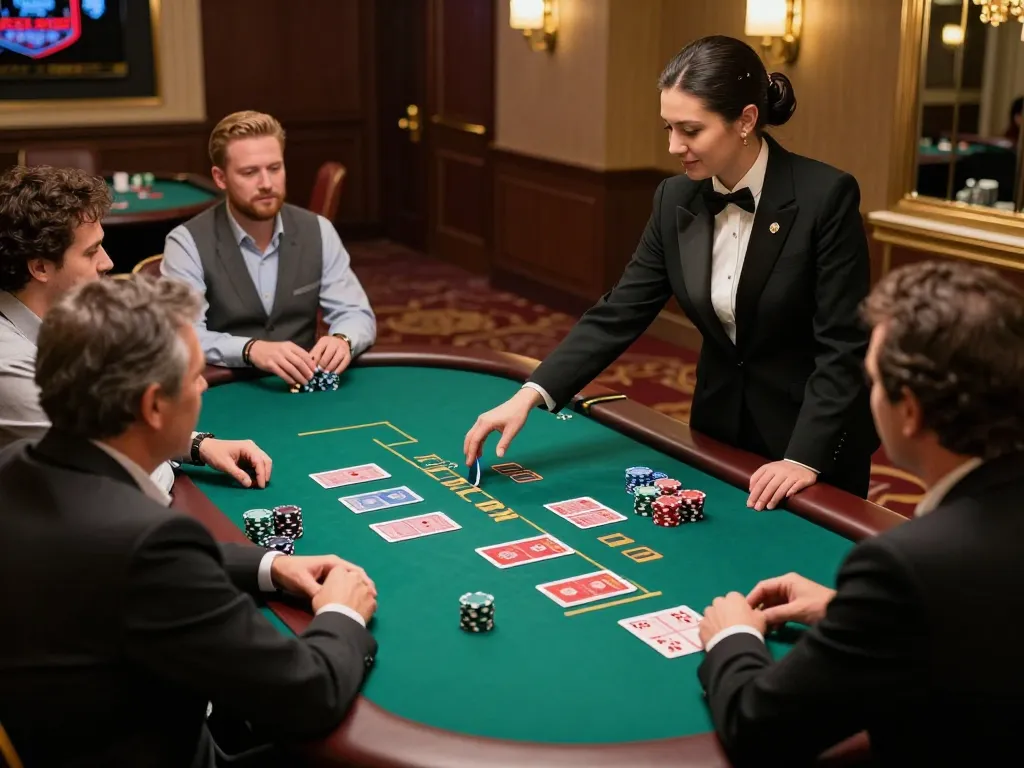 Experience live dealer action at 78win's blackjack table with an elegant ambiance and professional gameplay.