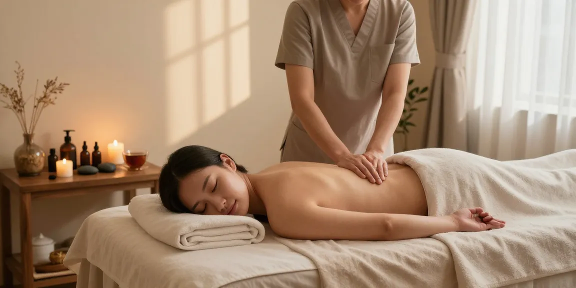 Experience 하남출장마사지 in a tranquil spa setting with soothing ambiance and essential oils.
