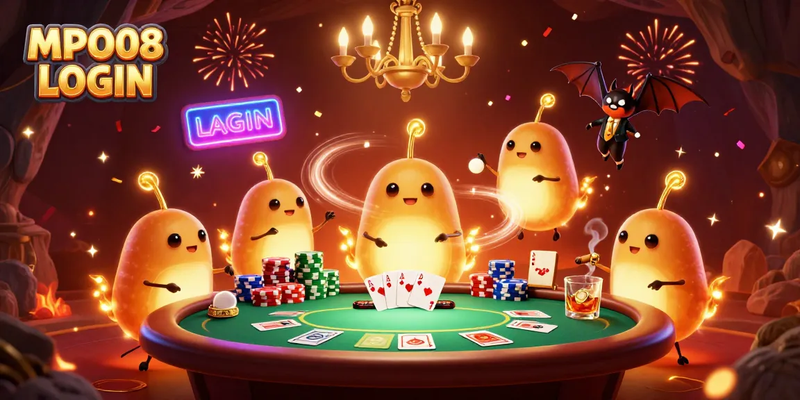 MPO08 LOGIN welcomes you to a vibrant cave casino where glowworms illuminate the gaming action, featuring rich poker dynamics.