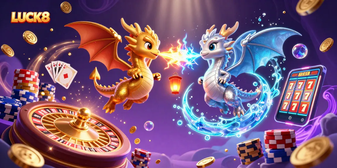 Experience thrilling gameplay at LUCK8 with dynamic dragons and casino elements.