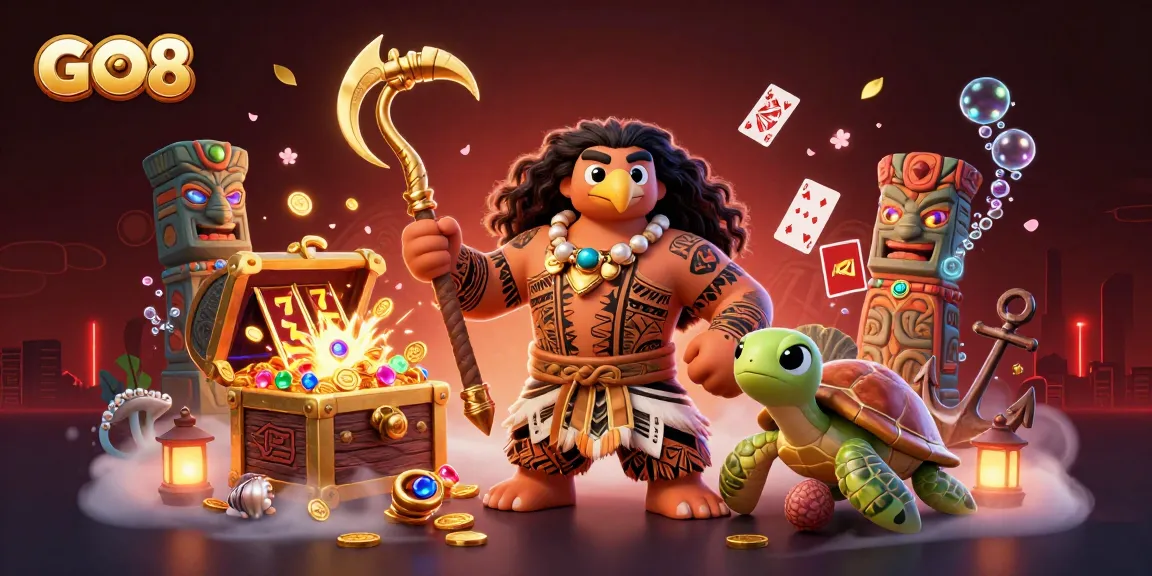 Engage with GO8's gaming adventure featuring vibrant characters and casino rewards!