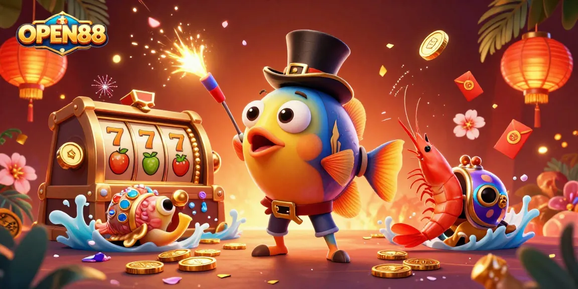 Engage in thrilling gameplay at OPEN88 with a vibrant underwater theme showcasing treasures and excitement.