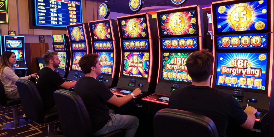Players enjoying the excitement of Link Slot Gacor Kartupoker at vibrant virtual slots.