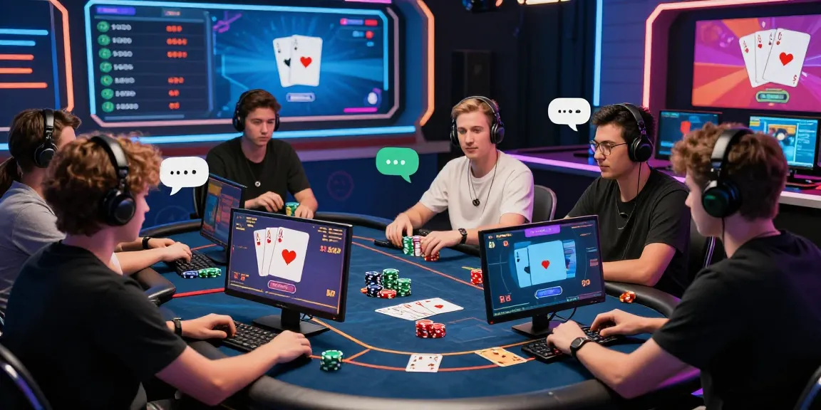 Engaging online poker tournament scene at Situs Poker Uang Asli Dewapoker with diverse players competing intensely.
