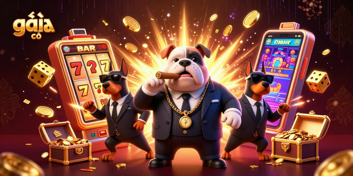 Playing slots with "gái gọi", the mafia boss bulldog and his guards amidst a jackpot explosion