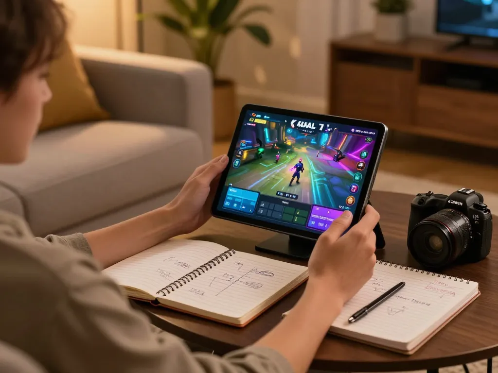 KADAL 778 interactive gameplay on a tablet, highlighting engaging home gaming experience.
