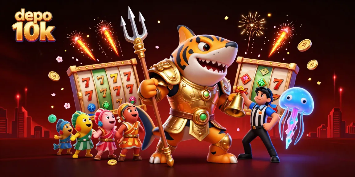 Engage in thrilling gameplay at depo 10k with unique slot designs and vibrant underwater elements.