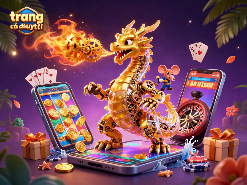 Trải nghiệm trang cá độ uy tín cùng rồng vàng 3D và trò chơi hấp dẫn khi đặt cược.