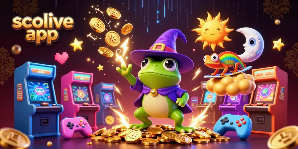 Experience thrilling moments with the socolive app, as golden coins storm through a vibrant 3D casino scene.