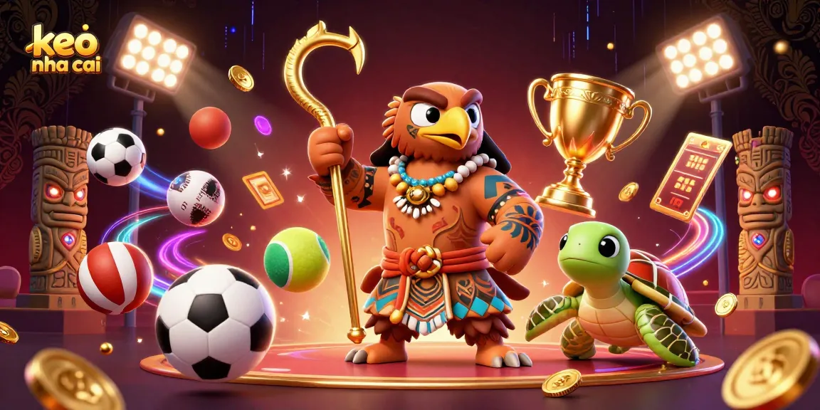 Bet on exciting sports events with keo nha cai and vibrant graphic elements highlighting dynamic gameplay.
