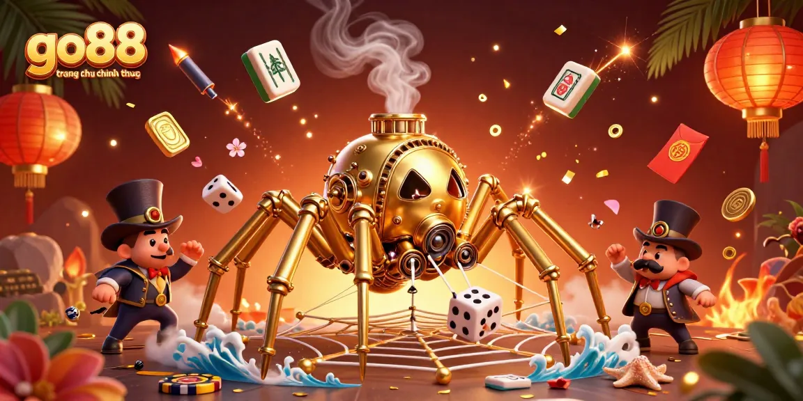Experience exciting gameplay at go88 trang chu chinh thuc with a vibrant 3D casino digital illustration.