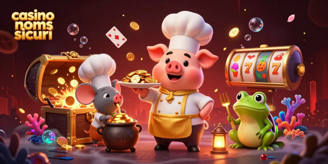 Gioca ai migliori giochi nei casino non aams sicuri con monete d'oro e personaggi divertenti.