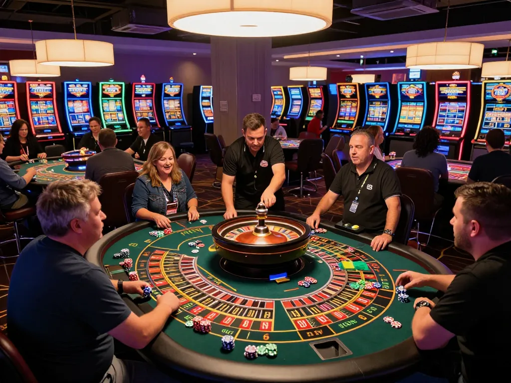 Experience engaging roulette gameplay at mantra88 casino with excited players and vibrant atmosphere