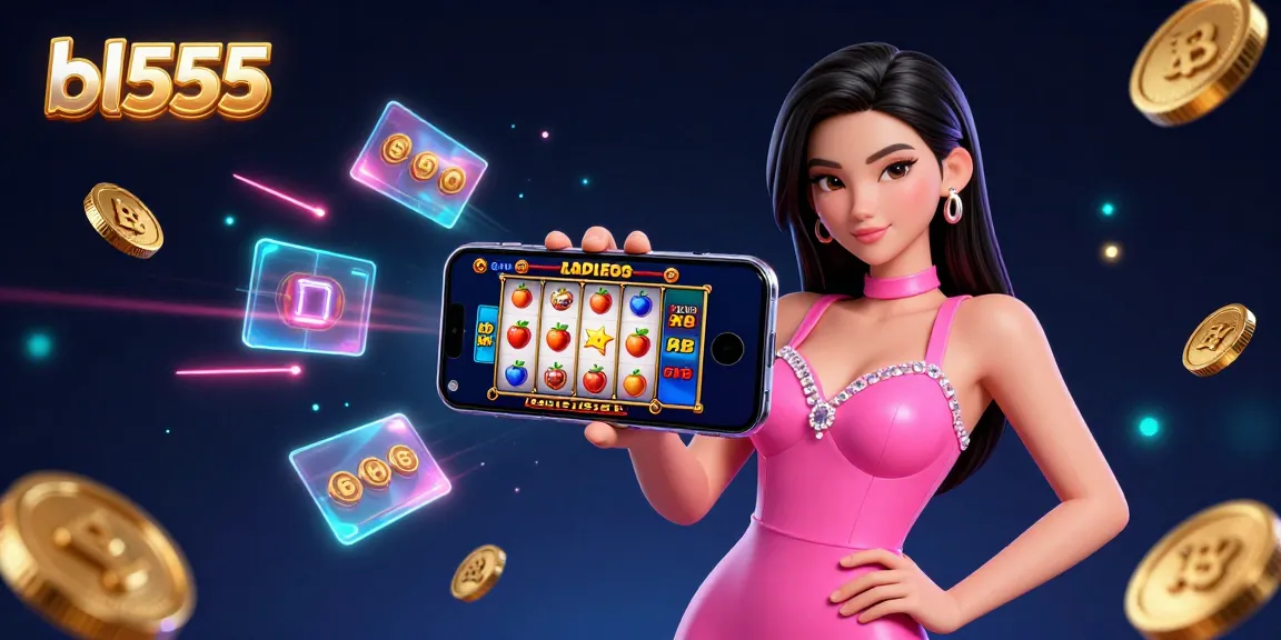 Experience the excitement of bl555's live dealer games with a stunning 3D illustration.