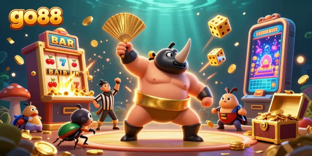 Trải nghiệm không gian chơi game sắc nét tại go88 với những nhân vật hoạt hình 3D thú vị.