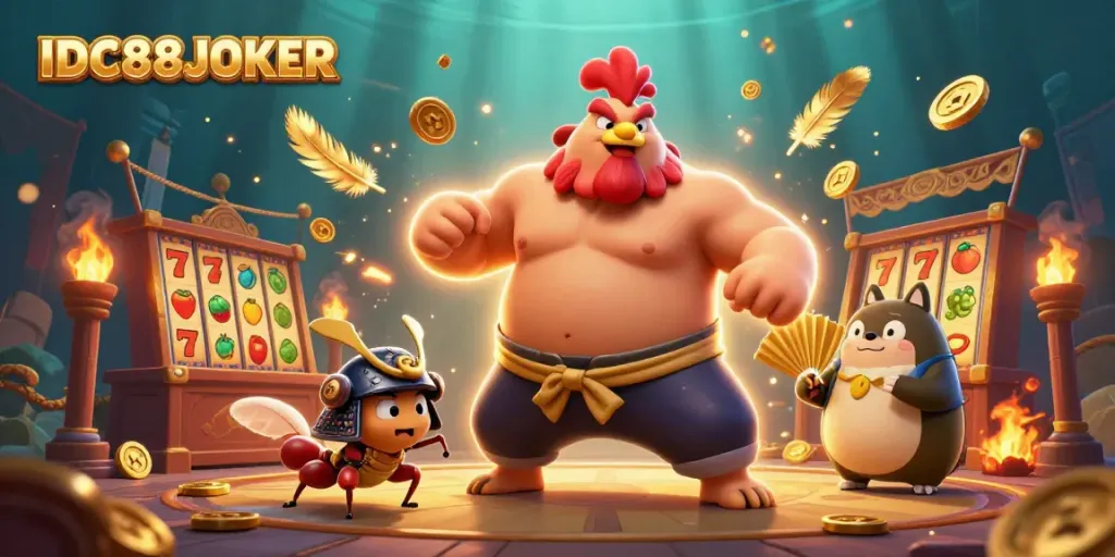 Experience the excitement of IDC88JOKER with dynamic characters and interactive slot features.