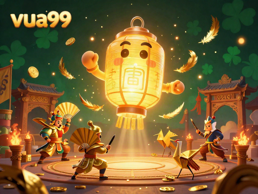 Experience exhilarating gameplay at vua99 with golden lantern spirit and vibrant casino elements.