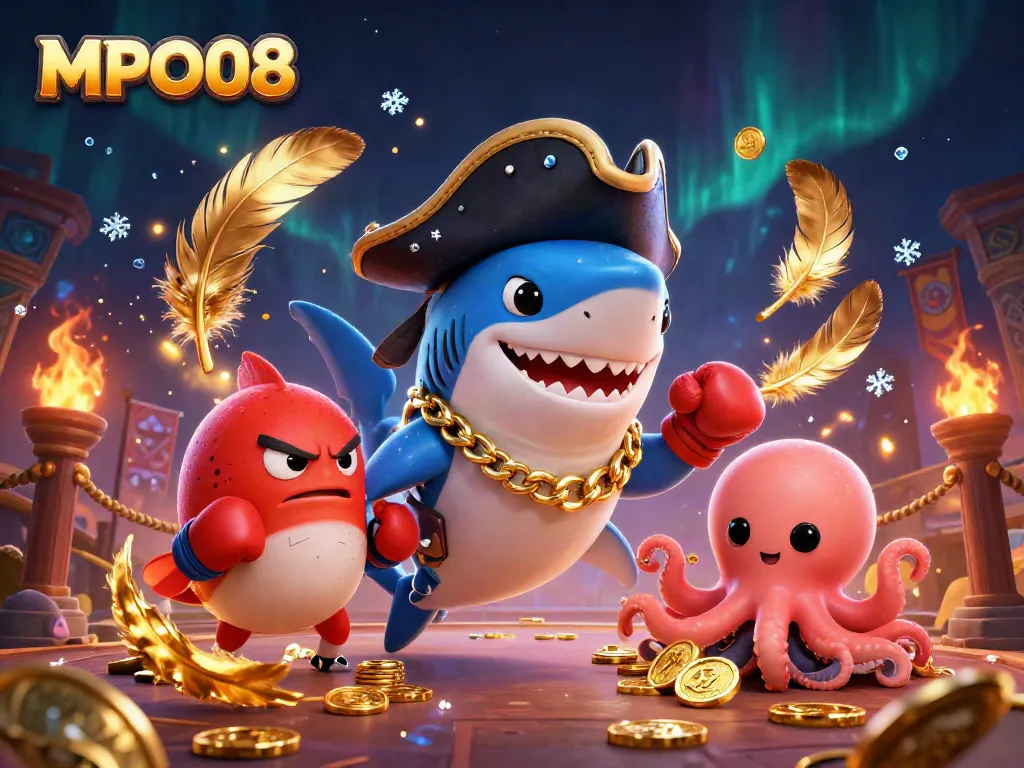 MPO08 invites you to the ultimate gaming experience with thrilling casino action featuring vibrant characters.