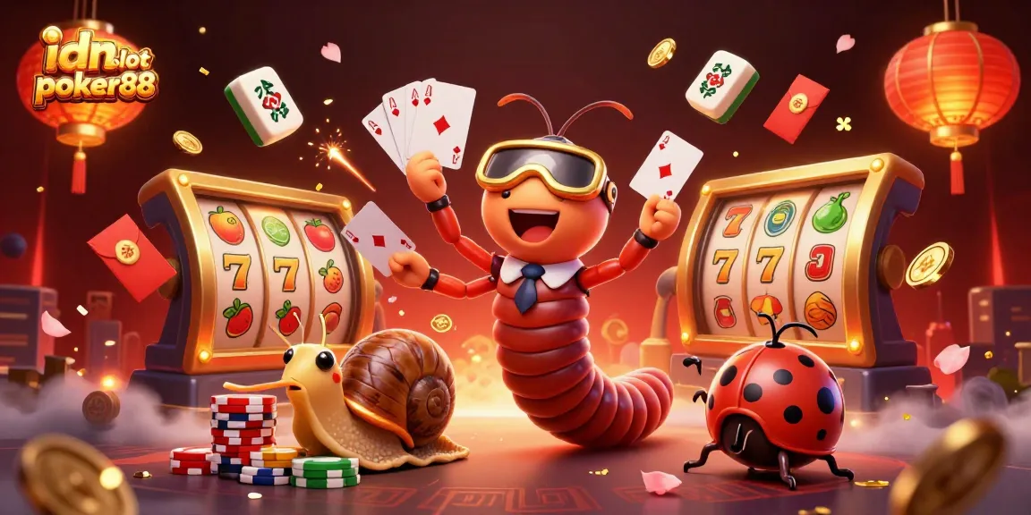 Experience thrilling gameplay with idn slot poker88, dynamic characters, and vibrant casino elements.