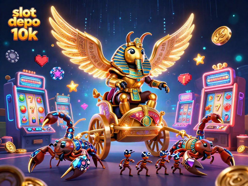 Play thrilling slot depo 10k with vibrant 3D characters and exciting casino elements.