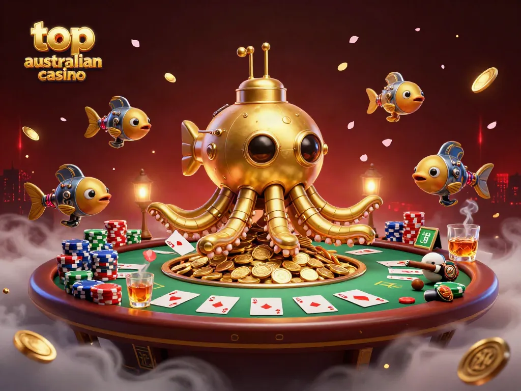 Experience the thrills of playing at the top australian casino with 3D characters and vibrant game elements.
