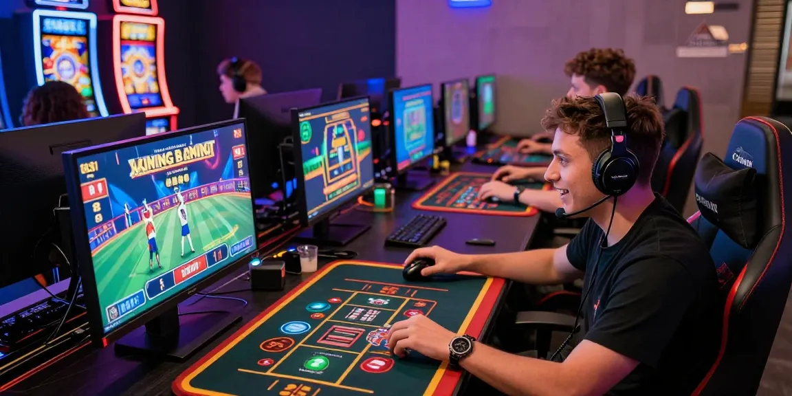 Exciting gaming experience at 79club featuring players in a vibrant online casino.