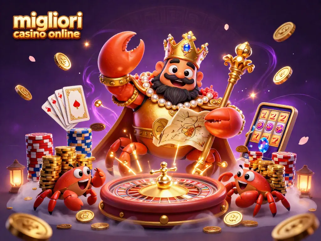 Gioca nei migliori casino online con l'imperatore granchio d'oro e vincite esaltanti