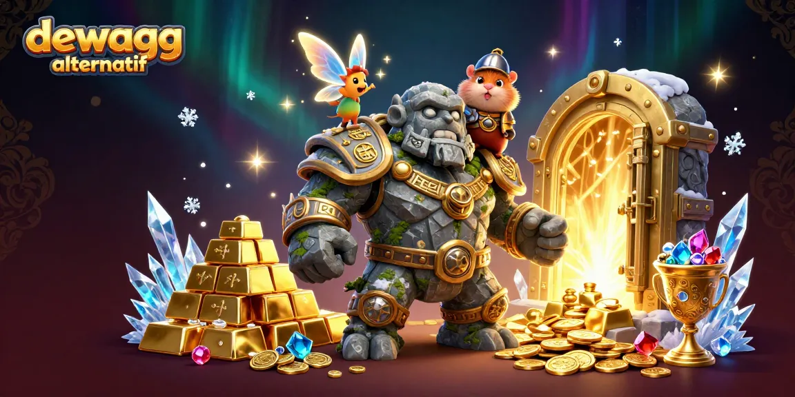 Experience thrilling gameplay with dewagg alternatif featuring mystical characters and sparkling treasures.