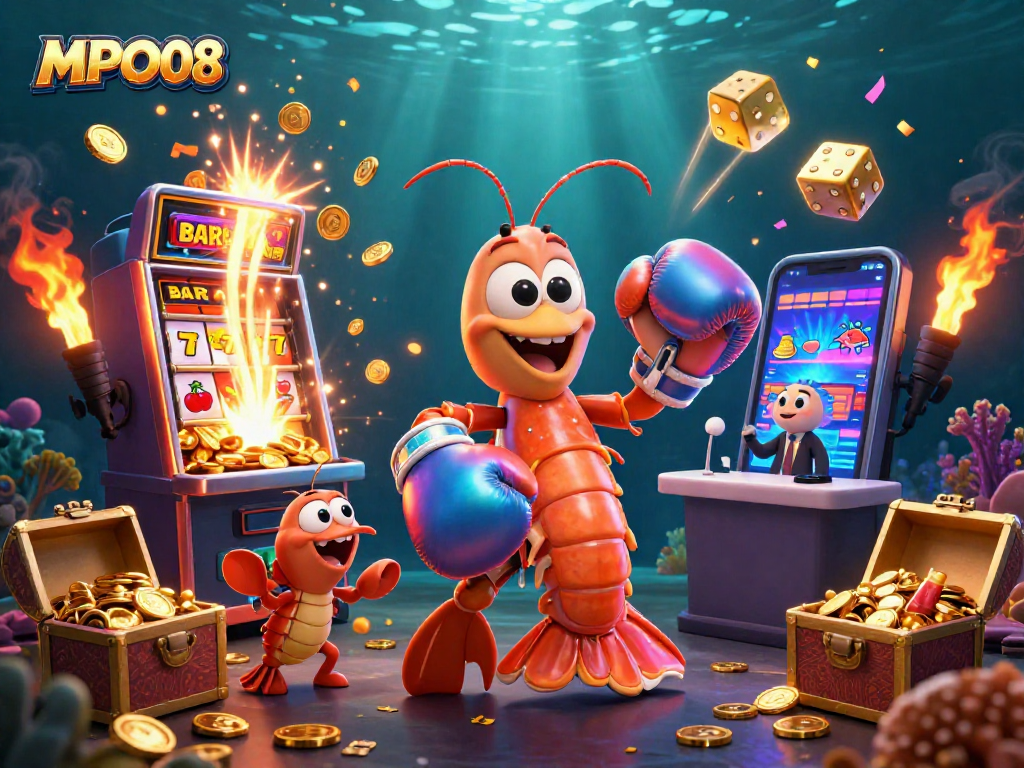 MPO08 engages players with vibrant slot visuals and action-packed casino elements.